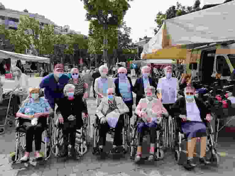Marktbezoek op vrijdag 13 augustus