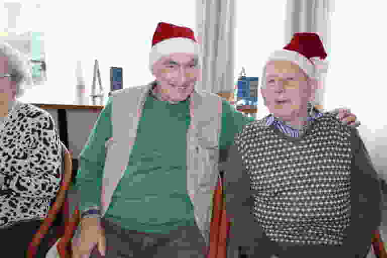 Kerstzitdansen met het eerste leerjaar