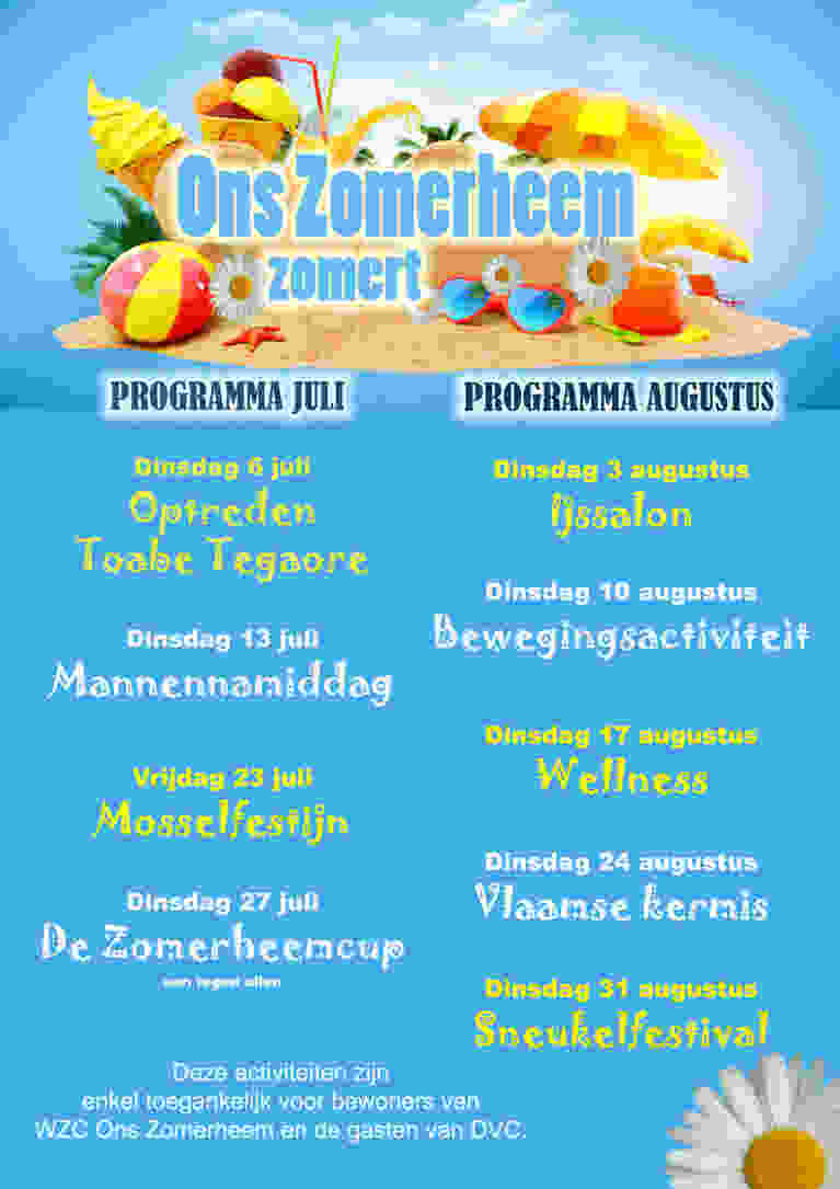 Begin van het zomerprogramma: Optreden van Tegaore Muziekband