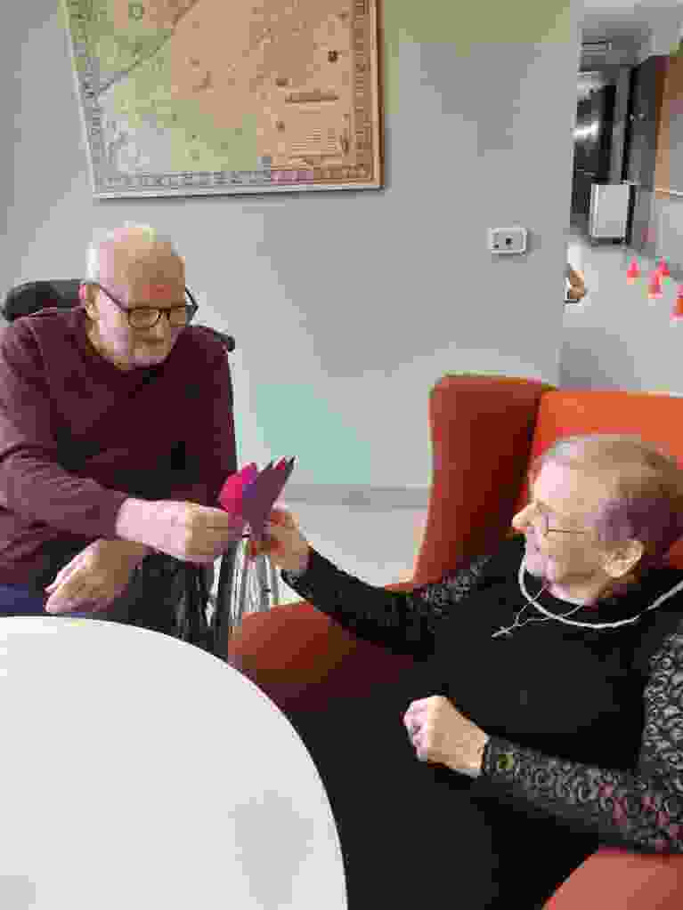 Valentijn- Parcours onder leiding van onze kinesisten Mieke en Els