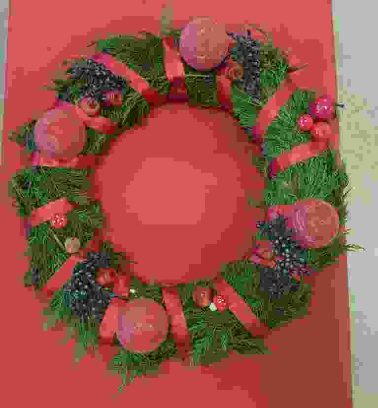 Adventskransen maken